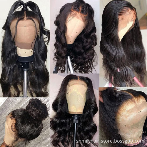 Top Quality High Digital Thin HD Lace Frontal Closure Swiss Lace Frontal Vendor Film Transparent Lace Front Wigs Brazilian Hair